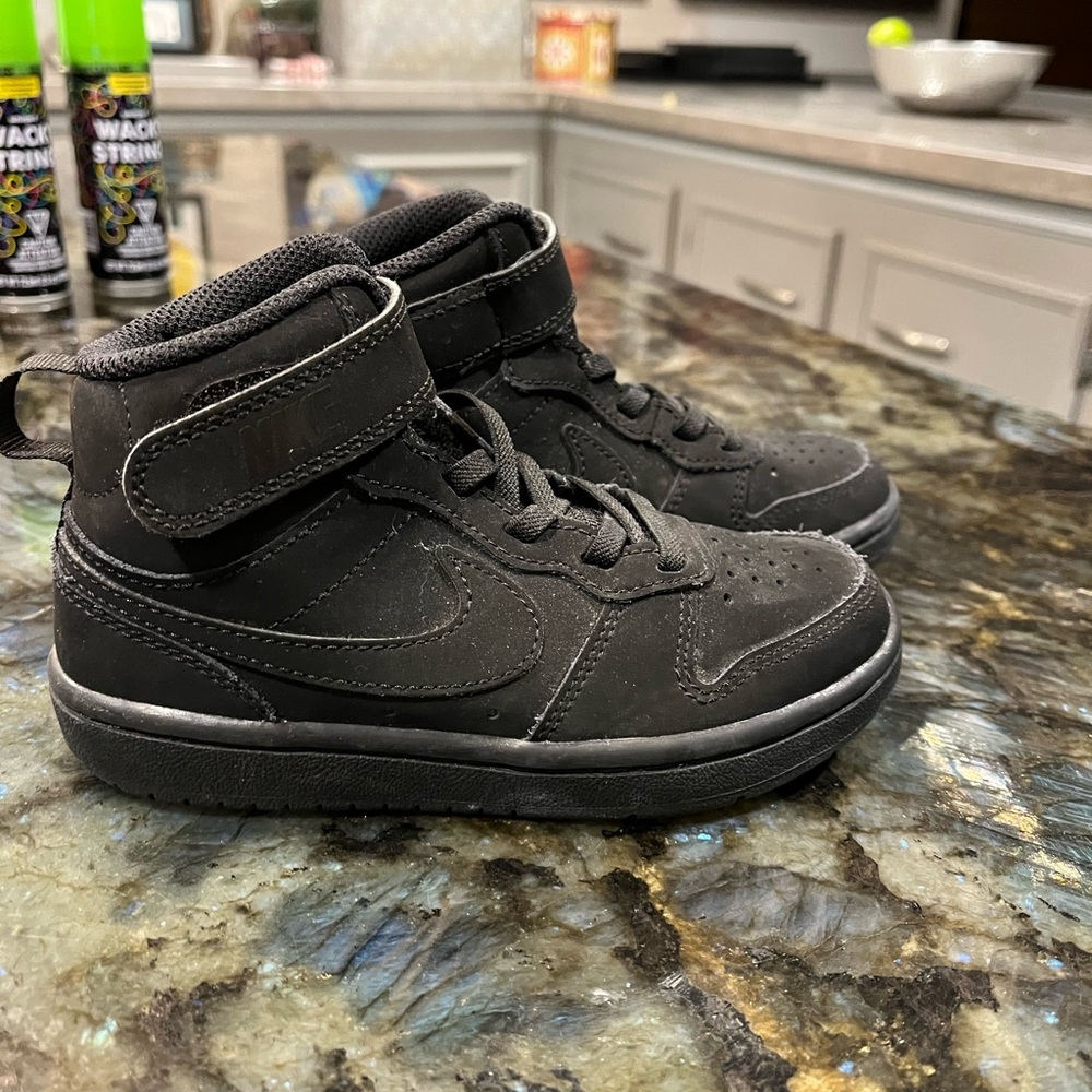 Nike Court Borough Mid 2 Black High-Top Sneakers